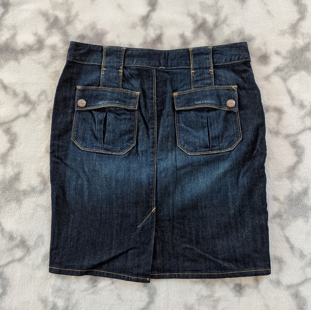 Tommy Hilfiger Blue Jean Skirt EUC - Picture 3 of 8